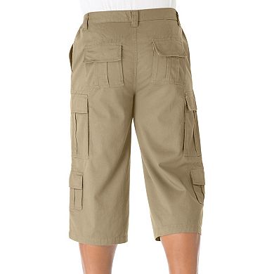 KingSize Men's Big & Tall 17 Side Elastic Cargo Shorts