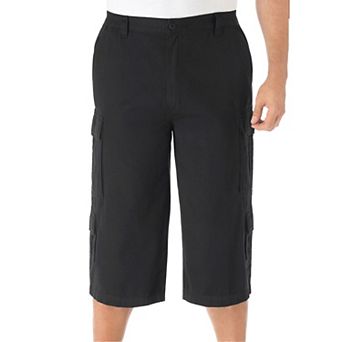KingSize Men's Big & Tall 17 Side Elastic Cargo Shorts