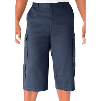 KingSize Men's Big & Tall 17 Side Elastic Cargo Shorts