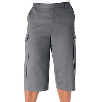 KingSize Men's Big & Tall 17 Side Elastic Cargo Shorts