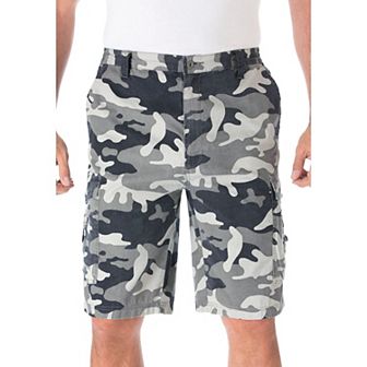 KingSize Men's Big & Tall 10 Side Elastic Canyon Cargo Shorts