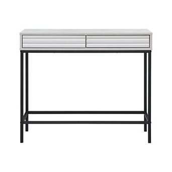 Casimo 35.43 in Rectangular Engineer Wood Console Table