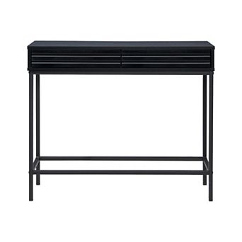 Casimo 35.43 in Rectangular Engineer Wood Console Table