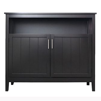 Wood 39.96 in Sideboard with 2-Door and 1-Shelf
