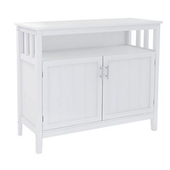 Wood 39.96 in Sideboard with 2-Door and 1-Shelf