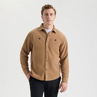 Men's Matix Sherpa Lined Corduroy Flannel Shacket