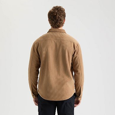 Men's Matix Sherpa Lined Corduroy Flannel Shacket