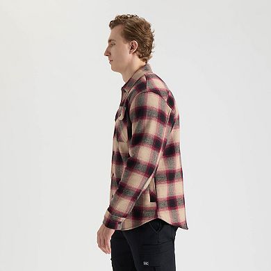 Men's Matix Sherpa Lined Buffalo Check Flannel Shacket
