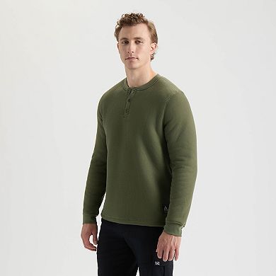 Men's Matix Sherpa-Lined Long Sleeve Henley Shirt