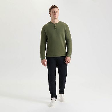 Men's Matix Sherpa-Lined Long Sleeve Henley Shirt