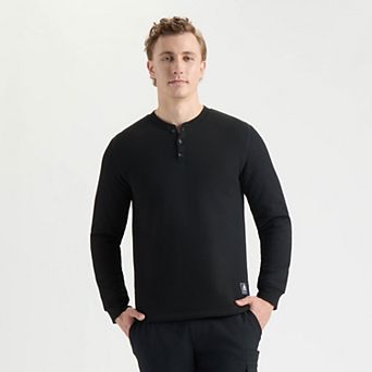 Men's Matix Sherpa-Lined Long Sleeve Henley Shirt