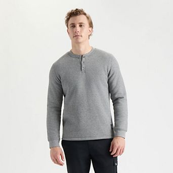 Men's Matix Sherpa-Lined Long Sleeve Henley Shirt