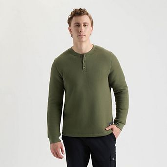 Men's Matix Sherpa-Lined Long Sleeve Henley Shirt