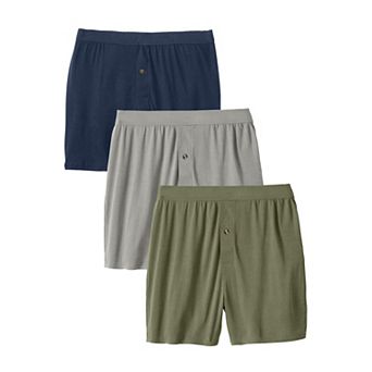 KingSize Men's Big & Tall 3-Pack Cotton Boxers