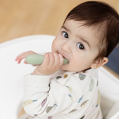 ezpz Baby-Led Toothbrush & Tongue Depressor 2-pc. Set