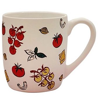 Madison Home Soft Touch Tomato Print Mug