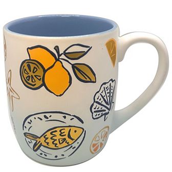 Madison Home Blue Lemon & Sardine Mug