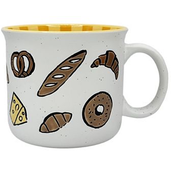 Madison Home Wax Resist Bread and Cheese Mug
