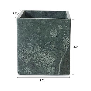 Marble Waste Basket - Stylish Bathroom Accessories