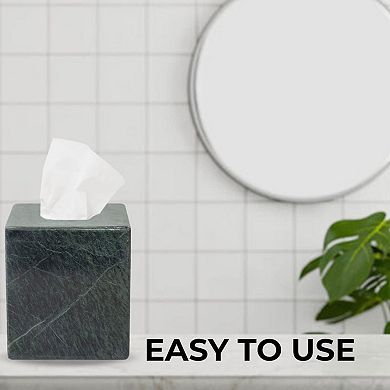 Marble Tissue Holder - Stylish Bathroom Tissue Holder