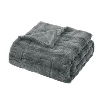 Home Soft Things Stylish Faux Fur Throw Blanket
