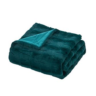 Home Soft Things Stylish Faux Fur Throw Blanket