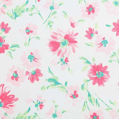 Girls Laura Ashley Meadow Daisies Pink Full/Queen Comforter Sham Set