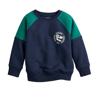 Boys 4-12 Jumping Beans® Graphic Colorblock Fleece Crew