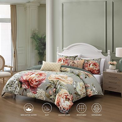 Bebejan Whispering Willows 5 Piece Reversible Comforter Set