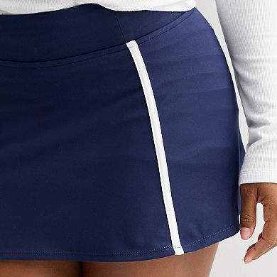 Juniors' SO® Sporty Piped Skirt