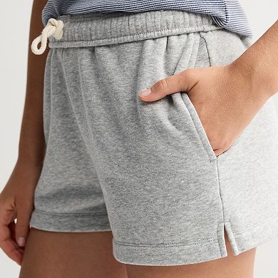 Juniors' SO® Foldover Fleece Shorts