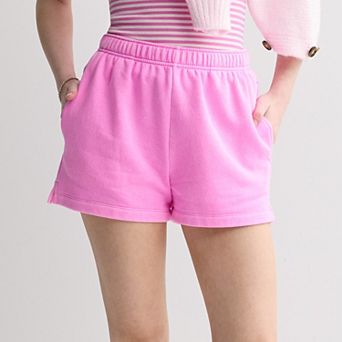 Juniors' SO® Foldover Fleece Shorts