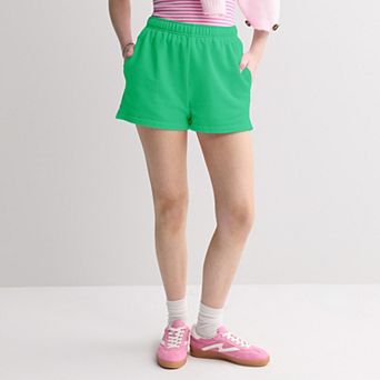 Juniors' SO® Foldover Fleece Shorts