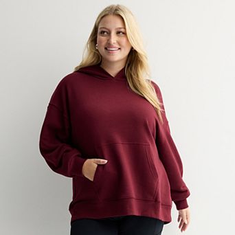 Juniors' Plus Size SO® Oversized Popover Hoodie