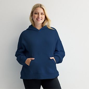 Juniors' Plus Size SO® Oversized Popover Hoodie