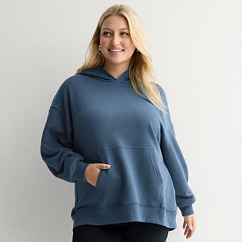 Juniors' Plus Size SO® Oversized Popover Hoodie