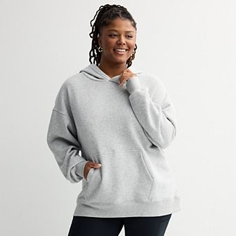 Juniors' Plus Size SO® Oversized Popover Hoodie