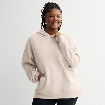 Juniors' Plus Size SO® Oversized Popover Hoodie