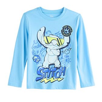Disney's Lilo & Stitch Boys 4-12 Long Sleeve Stitch Graphic Tee