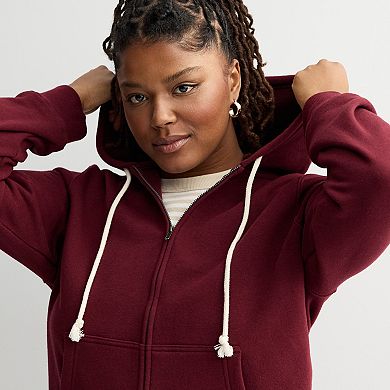 Juniors' Plus Size SO® Core Zip Hoodie