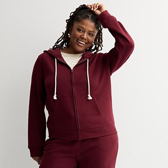 Juniors' Plus Size SO® Core Zip Hoodie