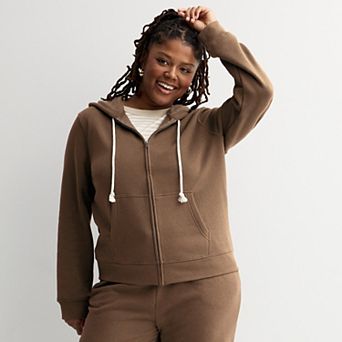 Juniors' Plus Size SO® Core Zip Hoodie