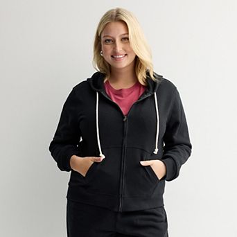 Juniors' Plus Size SO® Core Zip Hoodie