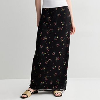 Juniors' Love, Fire Low Rise Mesh Skirt