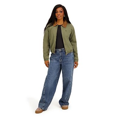 Juniors' madden girl Cropped Cotton Barn Jacket