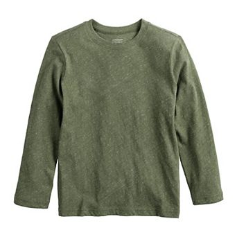 Boys 4-12 Jumping Beans® Long Sleeve Essential Texture Tee