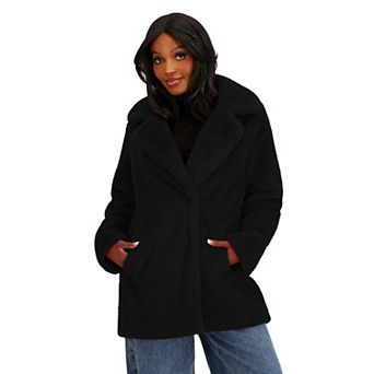 Juniors' madden girl Faux Fur Coat