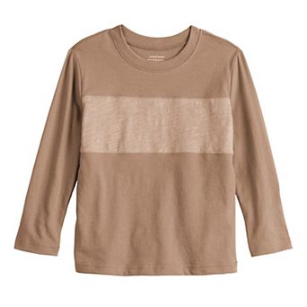 Baby & Toddler Boys Jumping Beans® Long Sleeve Essential Blocked Tee