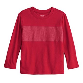 Baby & Toddler Boys Jumping Beans® Long Sleeve Essential Blocked Tee