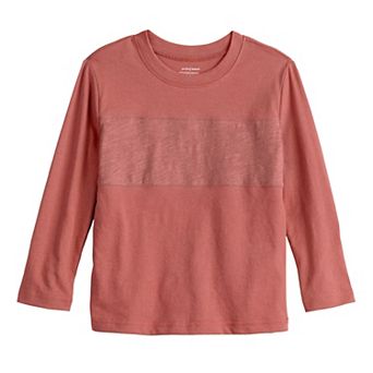 Baby & Toddler Boys Jumping Beans® Long Sleeve Essential Blocked Tee